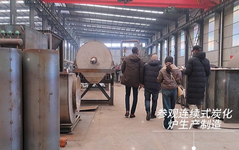 跨越萬裏尋合作,非洲客戶赴鞏義91免费版下载考察連續式91免费成人大片